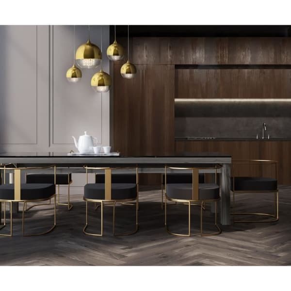 Maytoni Fermi Fermi 5-Light modern taklampa i guldkluster
