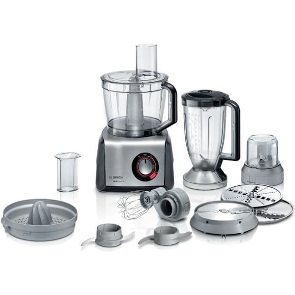 BOSCH - MC812M844 - Multifunktionsrobot - 1250W - Rostfritt stål + svart
