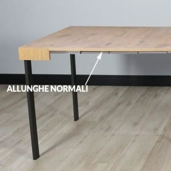Konsol utbyggbar - Karamay - KARAMAY LITEN - valnöt - Vit Valnöt