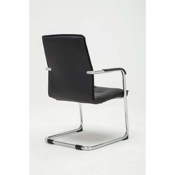 -CLP-Set med 2 cantilever-stolar Seattle i konstläder-Array svart