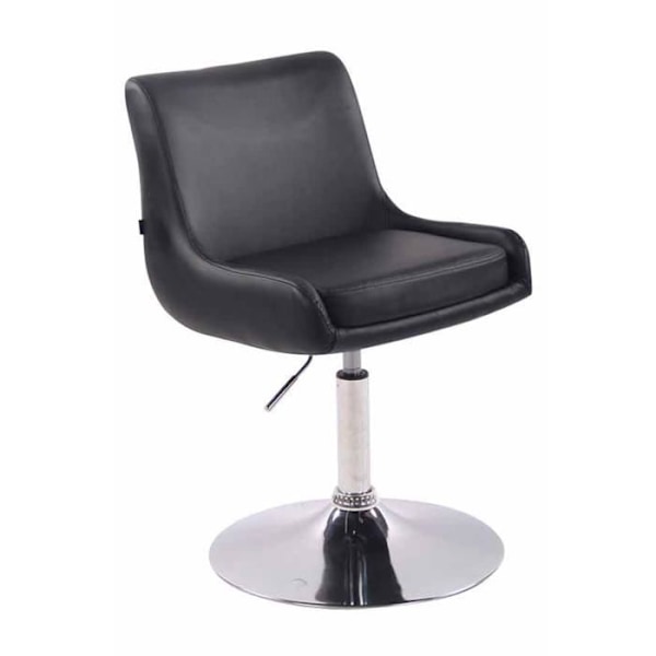 Chaise Lounge Club i konstläder, Svart Svart