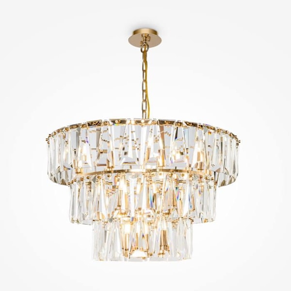 Puntes - Upphängning E14x18, 40W, Guld Guld, Transparent