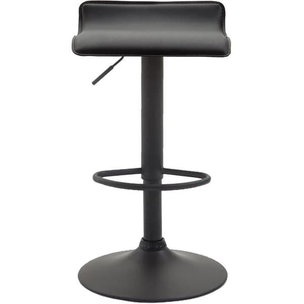 Barstol - CLP - Dyn V2 - Konstläder - Höjdjusterbar - Set om 2 svart