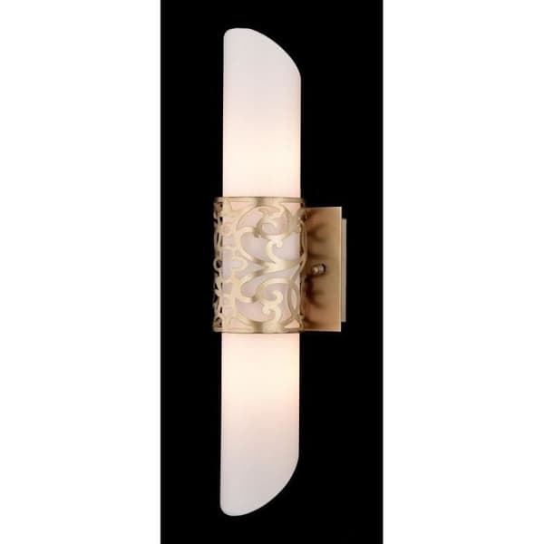 Venera Mässing vägglampa, 2 lampor, E14