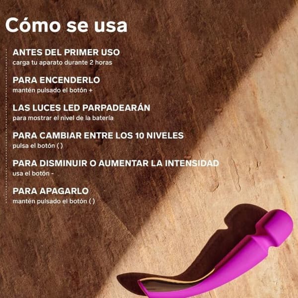 LELO SMART WAND 2 MASSAGER MEDIUM OCEAN BLÅ Blå