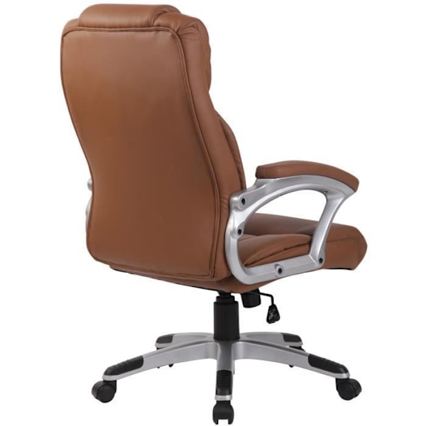 XL Texas V2 kontorsstol - CLP - konstläder - Ljusbrun - Ergonomisk - Svängbar - 180 kg Ljusbrun