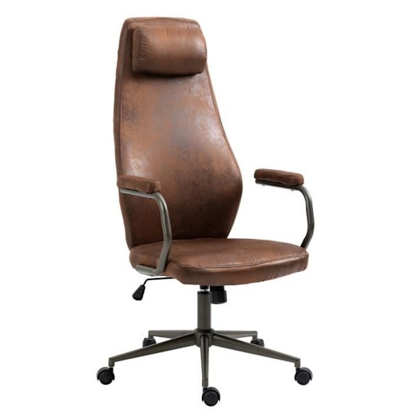 Pocatello Kontorsstol i konstläder - CLP - Kognac - Justerbar - Svängbar - Elegans - Chic Cognac