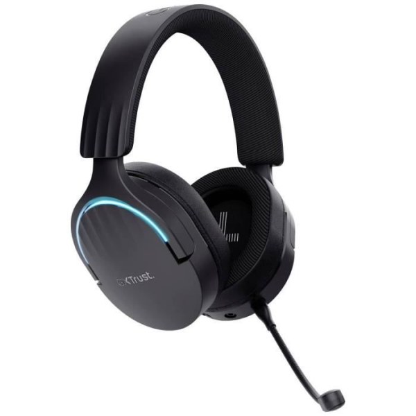 Trust GXT491 FAYZO Gaming On-Ear Bluetooth Virtual Surround Headset Svart Surround Sound, Mute