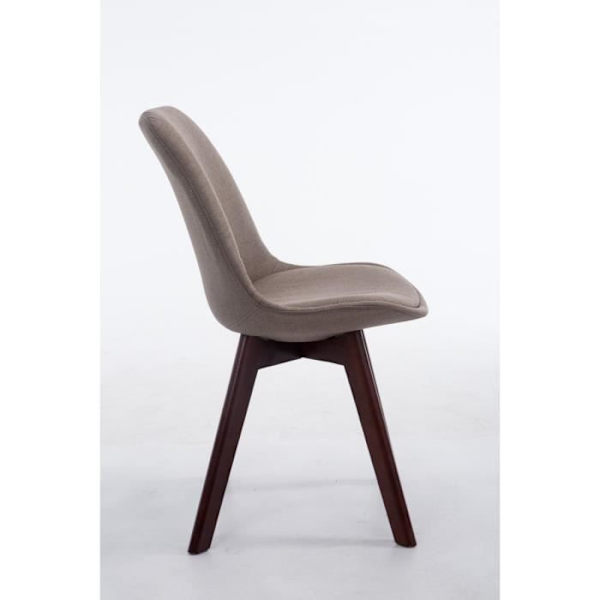 Besöksstol - CLP - Borneo V2 - Design - Tyg - Taupe Mol