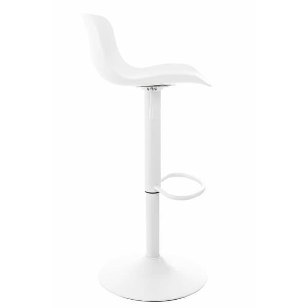 -CLP-Set med 2 barstolar Almada i Plast-Array Vit