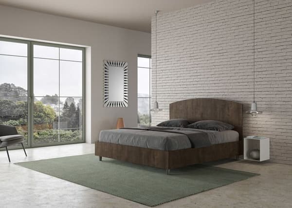 Lit - Ityhome - Dora - 160x190 cm - Valnöt - Modern design Valnöt