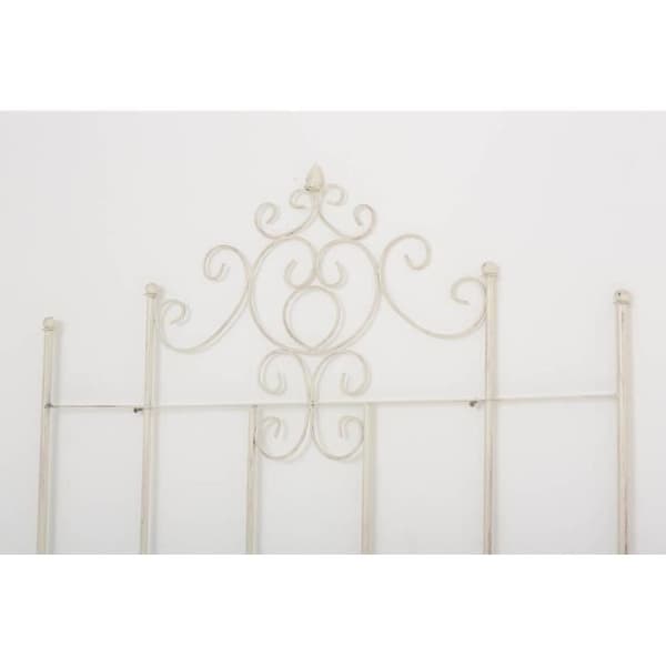 Väggtrellis - CLP - PAULA - Järn - 170 x 85 cm - Antik krämfärg antik grädde