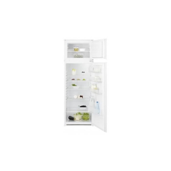 ELECTROLUX integrerat 2-dörrars kylskåp - Nettovolym för kylskåp 208L - Statisk kyla - LED-display
