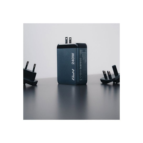 Strömadapter - Verbatim - Verbatim - Strömadapter - GaN - 240 Watt - 5 A - PD 3.0, QC 3.0, Power Delivery 3.1, PD/PPS - Svart, Grå