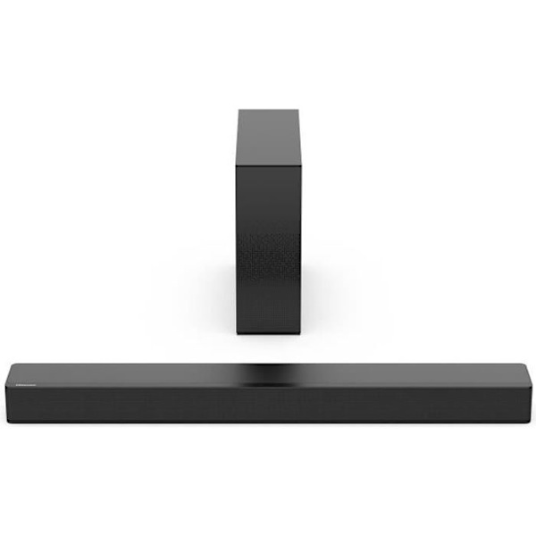 Hisense HS2100 trådlös soundbar - Bluetooth 5.3 - HDMI eARC - 2.1CH - 240W - 3 högtalare Svart