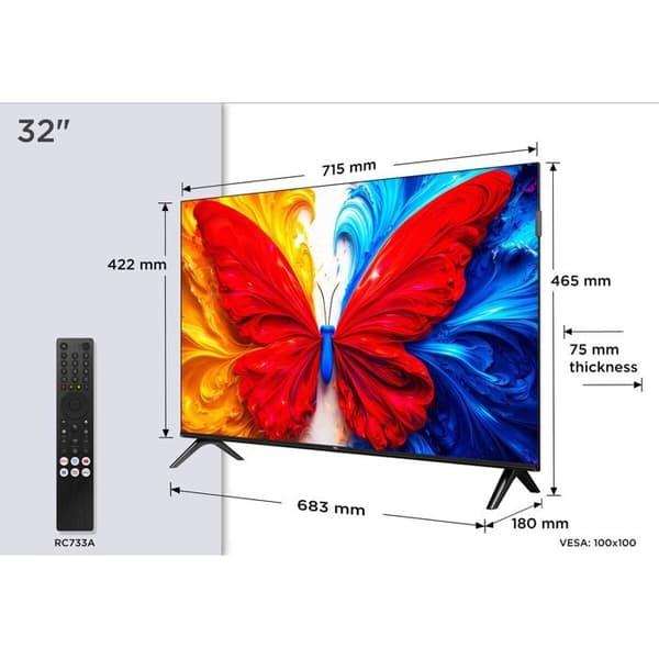 QLED-TV - TCL - 32S5L - 32" (80 cm) - Full HD 1080p - Android TV