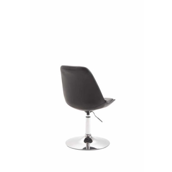 Maverick matstol i konstläder - Svart - Modern design - Bekväm - Justerbar i höjdled Svart