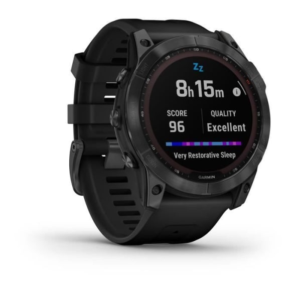 GARMIN Fēnix 7X Solar - Högpresterande Smartwatch - Svart rem