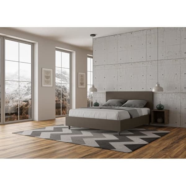 Adele säng 160x190 med cappuccino boxspring - Adele - Dubbelsäng - Brun - 160 x 190 cm brun