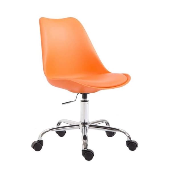 -CLP-Kontorsstol Toulouse med plastskal-Array orange