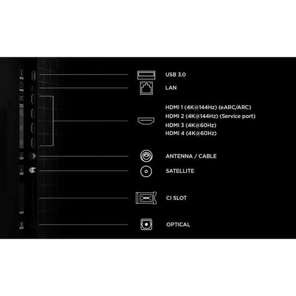 TV LED Tcl QD-Mini LED 55A400U 139 cm 2026