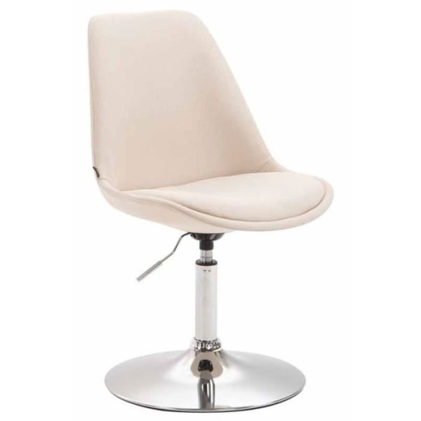 Matsalsstol i Maverick-tyg - CLP - Modern design - Bekväm - Beige - Inomhus Cream-Chrome