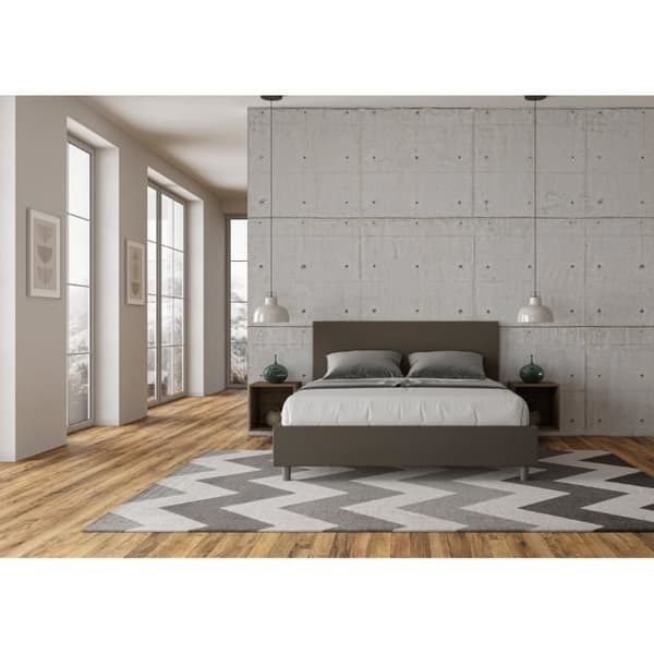 Adele säng 160x190 med cappuccino boxspring - Adele - Dubbelsäng - Brun - 160 x 190 cm brun