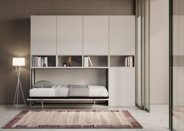 Sängskåp - Kando - C - 1 sängplats - Vit ask - Modern design Vit Ask