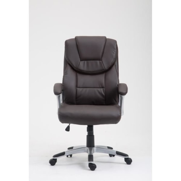 XL Texas V2 kontorsfåtölj konstläder - Brun - Modern - Design - På hjul - Justerbar i höjdled kastanj