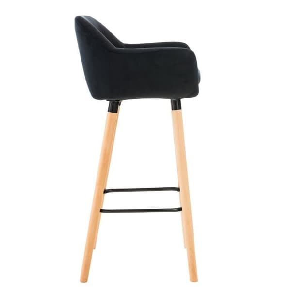 -CLP-Barstol Grant sammet-Array svart