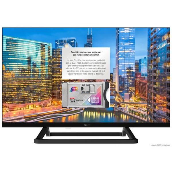 TELE System TV 24 tum TS24 LS14 DVB-T2/S2 kompatibel tivùsat