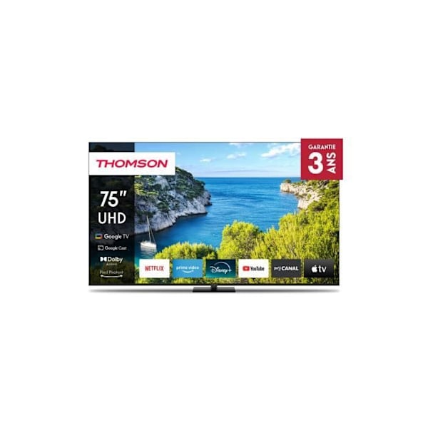 75UG5C14 LED Central roter UHD 60Hz 189 cm 2024 Skärm 189 cm (75') - 4K UHD - Direct LED, HLG, Dolby Audio, HDR 10 - Frekvens