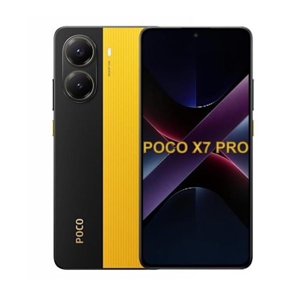 POCO X7 Pro Gul 12 GO + 256 GO Svart, Gul