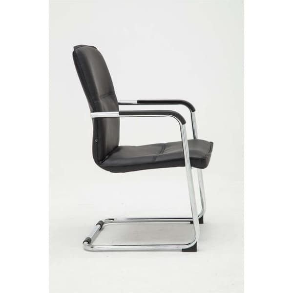 -CLP-Set med 2 cantilever-stolar Seattle i konstläder-Array svart