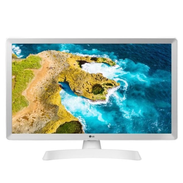 LG 24TQ510S-WZ.API White Monitor - LED - 1366 x 768 pixlar - 14 ms - Wifi - Ethernet/LAN Vit
