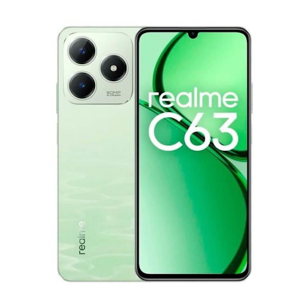 Realme C63 8GB/256GB Grön (Jade Green) Dual SIM Grön