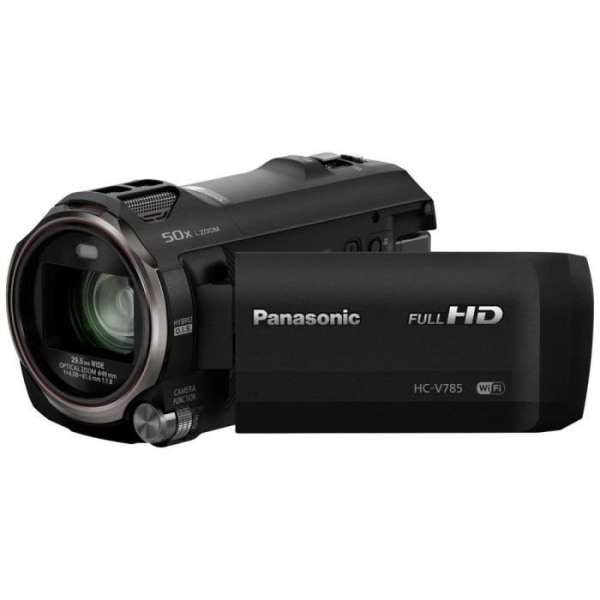 Panasonic HC-V785 Videokamera 7,5 cm 2,95 tum 6 Mill. pixel optisk zoom: 20 x svart