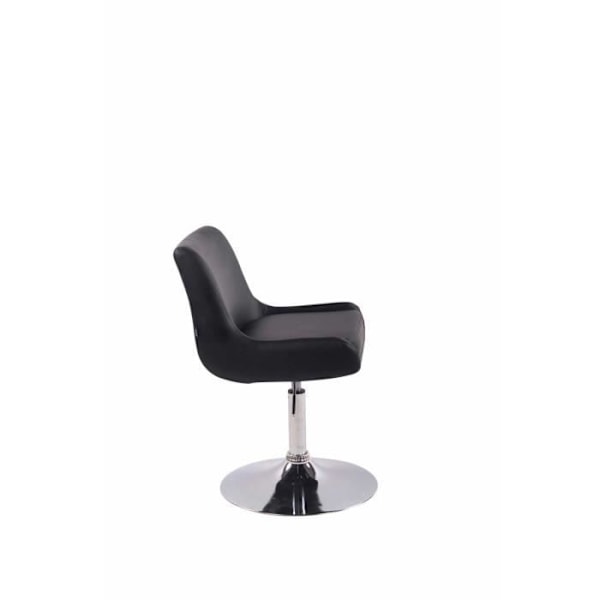 Chaise Lounge Club i konstläder, Svart Svart