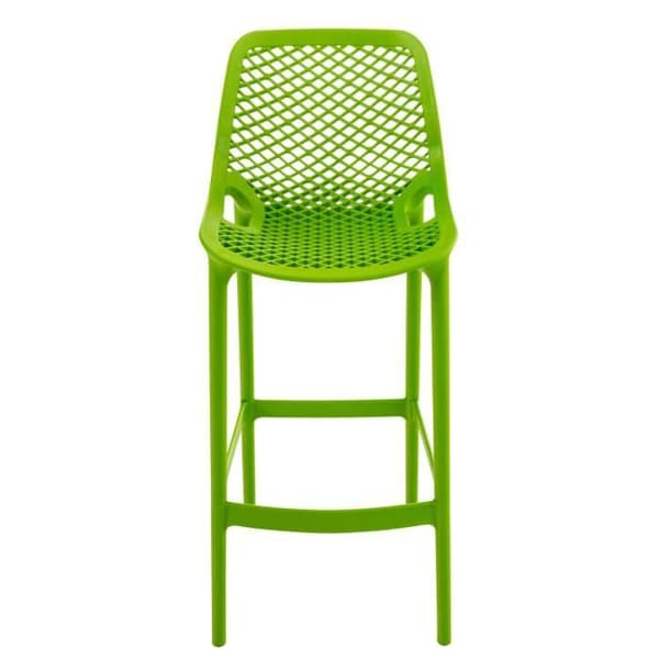 -CLP-Set med 2 utomhusbarstolar Air-Array grön