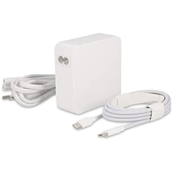USB-C väggadapter - LMP - W127153584 - 96W/87W - Kompatibel med MacBook Air/Pro - Vit färg Vit