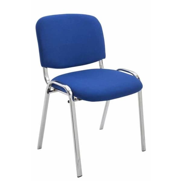 Besöksstol - CLP - Ken - Tyg - Blå - Modern design Blå