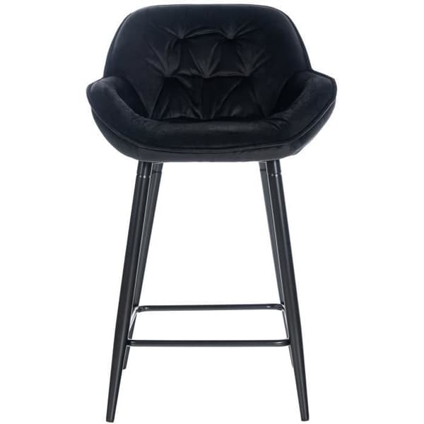 -CLP-Barstol Gibson med Metallben-Array svart