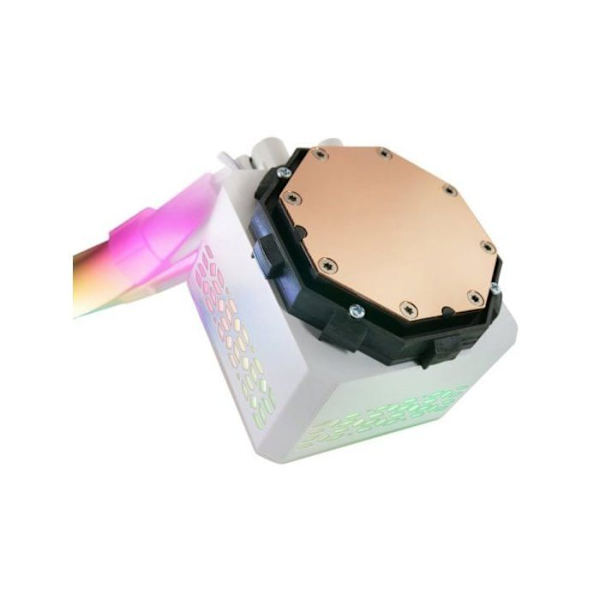 Kit vattenkylning AIO - Mars Gaming - ML-Ultra RGB - 240mm - Vit - Anpassningsbar RGB-belysning