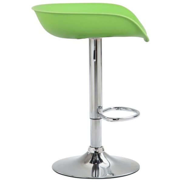 Barstol -PRISCES Art - Chrome Finish (grön) grön