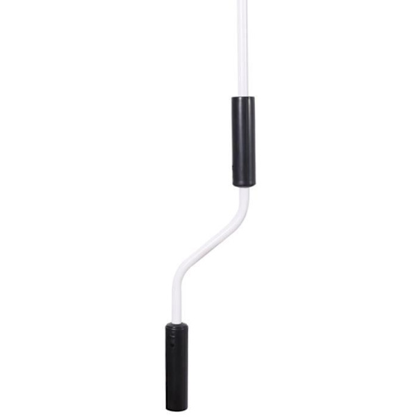 Westerly Clamp Markisgardin - CLP - Vit/Blå - 350x120 cm - Vattenavvisande och Anti-UV Canvas Vit blå