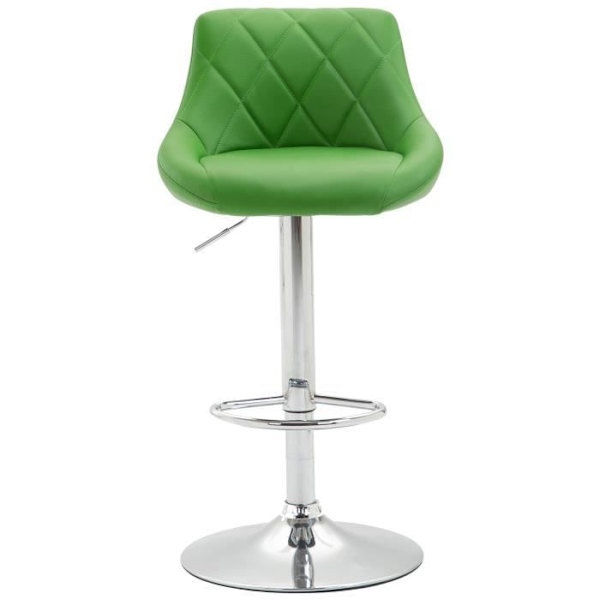 Lazio barstol i konstläder - CLP - Grön - Metall - Interiör - Elegans - Chic Grön