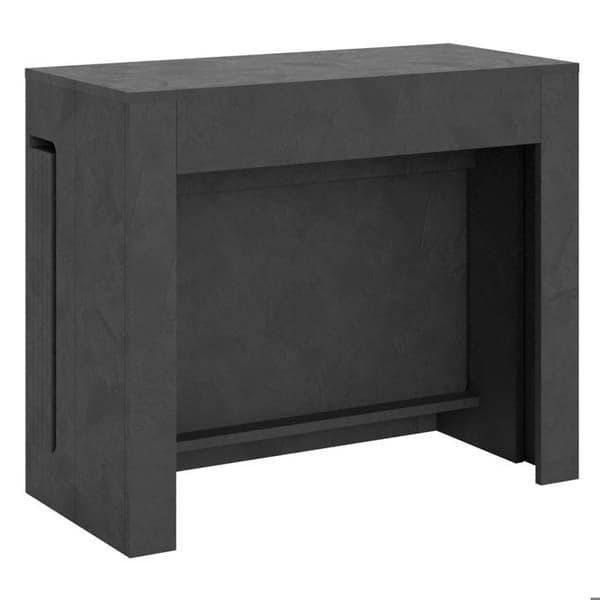 Konsol utbyggbar - ITAMOBY - Evolve - Antracit Spatulé - 90→302 cm - Melaminpaneler Anthracit Spatel