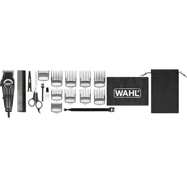 Sektortrimmer - WAHL - ELITE PRO - 230 V - 10 kammar - Svart Svart