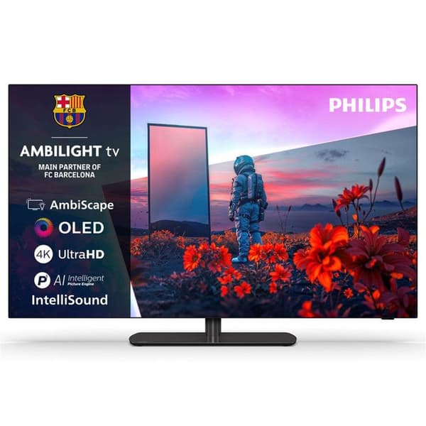 OLED-TV - PHILIPS - 55OLED811/12 - Ambilight 3 sidor - 55" 4K OLED - 120 Hz, 4x HDMI 2.1