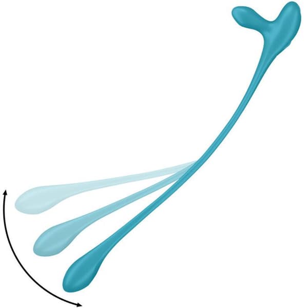 SATISFYER - PLUG & PLAY 1 MULTIVIBRATOR FLEXIBEL - Turkos